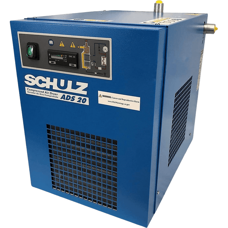 Schulz Air Dryer Non-Cycling Compressed 20 CFM 232 PSI 115V 1-Phase New - ADS-20