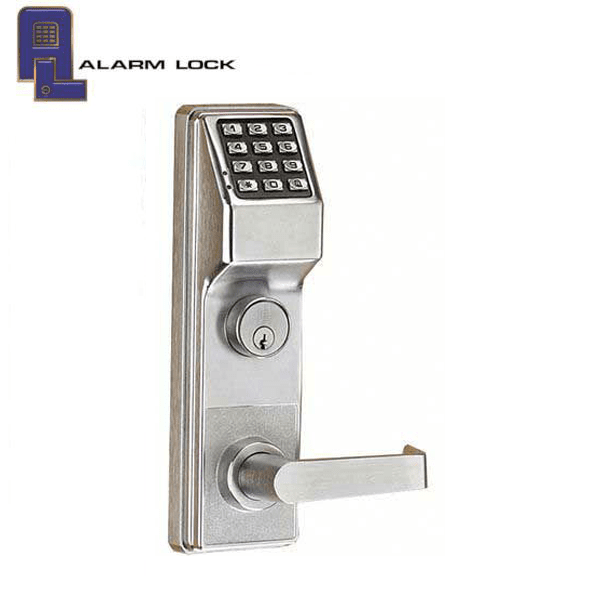 Alarm Lock Trilogy - RH - Keypad Mortise Lever Set - 26D - Satin Chrome - Grade 1 - ALL-DL2700-CRR-26D