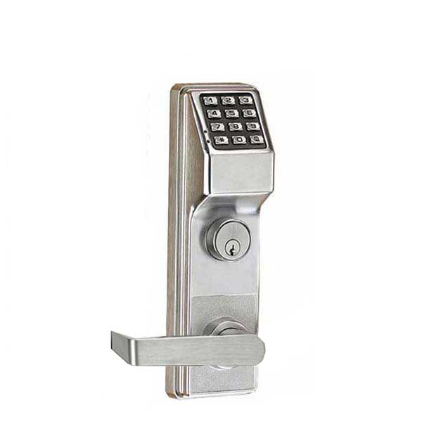 Alarm Lock Trilogy - Keypad Mortise Lever Set - 26D - Satin Chrome - Grade 1 - ALL-DL2700-CRL-26D