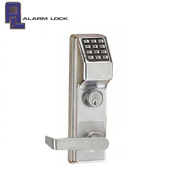 Alarm Lock Trilogy - Keypad Mortise Lever Set - 26D - Satin Chrome - Grade 1 - ALL-DL2700-CRL-26D