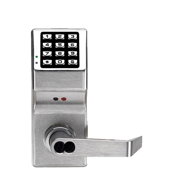 Alarm Lock Trilogy - Digital Keypad Lever Set w/ High Capacity Audit Trail - SFIC Prep Less Core - 26D - Satin Chrome - Grade 1 - ALL-DL3200IC/26D