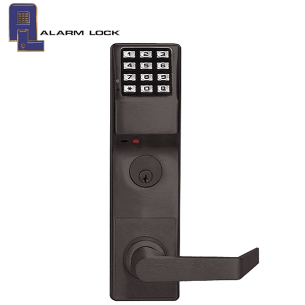 Alarm Lock Trilogy - Classroom Mortise Lever Set w/ High Capacity Audit Trail - US10B - Durondic Bronze - Left Handed - Grade 1 - ALL-DL3500CRL-10B