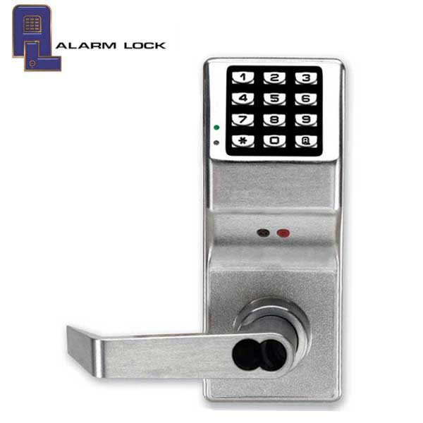 Alarm Lock Trilogy - Digital Keypad Lever Set w/ High Capacity Audit Trail - SFIC Core - Satin Chrome - Fire Rated - Grade 1 - ALL-DL4100IC-26D