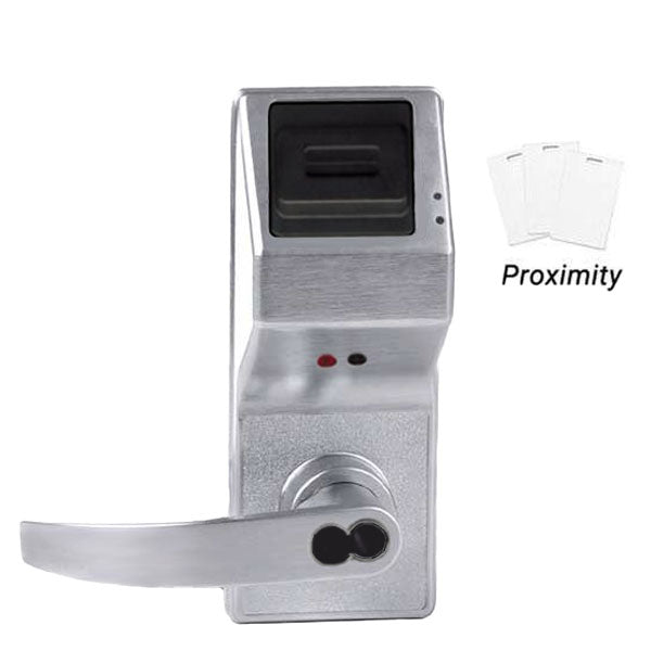 Alarm Lock Trilogy - Digital PROX Keypad Lever Set w/ Audit Trail - Regal Lever - IC Core Prepped Corbin Russwin - Grade 1 - Satin Chrome - ALL-PDL3075IC-26D-C