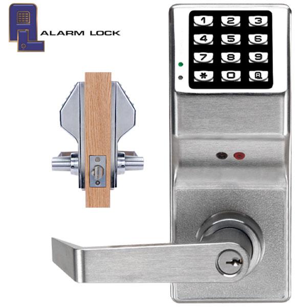 Alarm Lock Trilogy - Double Sided Keypad Lever Set - 26D - Satin Chrome - ALL-DL5200-26D