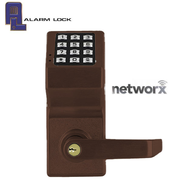 Alarm Lock Trilogy - Digital Lever Set - Networx - Wireless & Ethernet Feature - 10B - Oil Rubbed Bronze - ALL-DL6100-10B