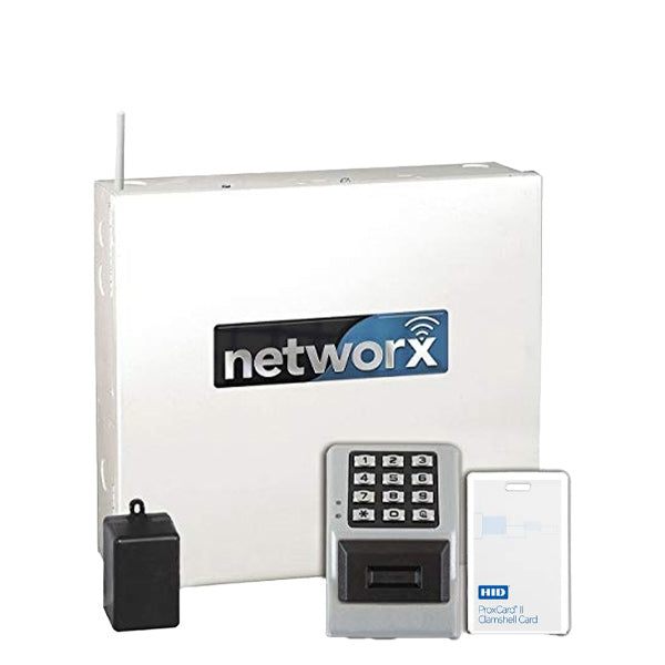 Alarm Lock Trilogy - Networked Wireless Proximity Keypad - 5000 Users - 35K Trail - Net Panel 2-Door Access Controller - Satin Chrome - ALL-NETPDKPAK/26D