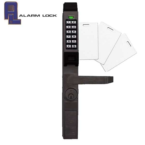 Alarm Lock Trilogy - Narrow-Stile PROX Keypad Lever Lock - 10B - Oil Rubbed Bronze - ALL-PDL1300-10B1