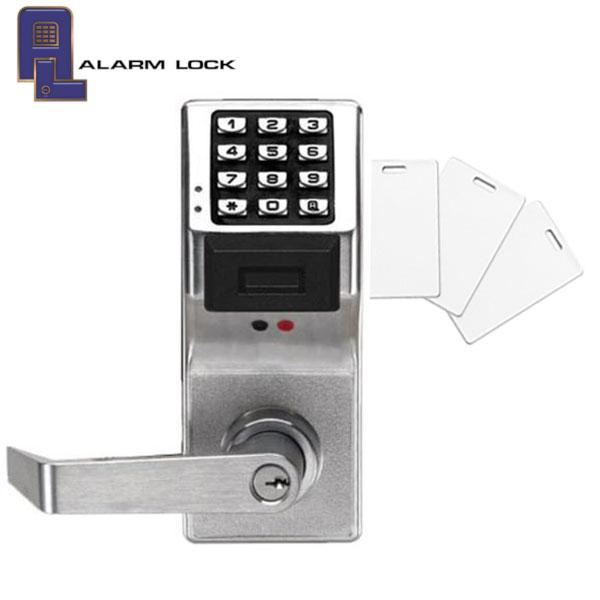 Alarm Lock Trilogy - Digital PROX Keypad Lever Set w/ Audit Trail - 26D - Satin Chrome - ALL-PDL3000-26D