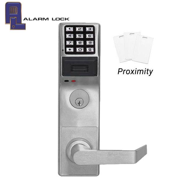 Alarm Lock Trilogy - Deadbolt Digital PROX Mortise Lever Set w/ Audit Trail - Optional Handing - 26D - Satin Chrome - ALL-PDL3500DBL-26D