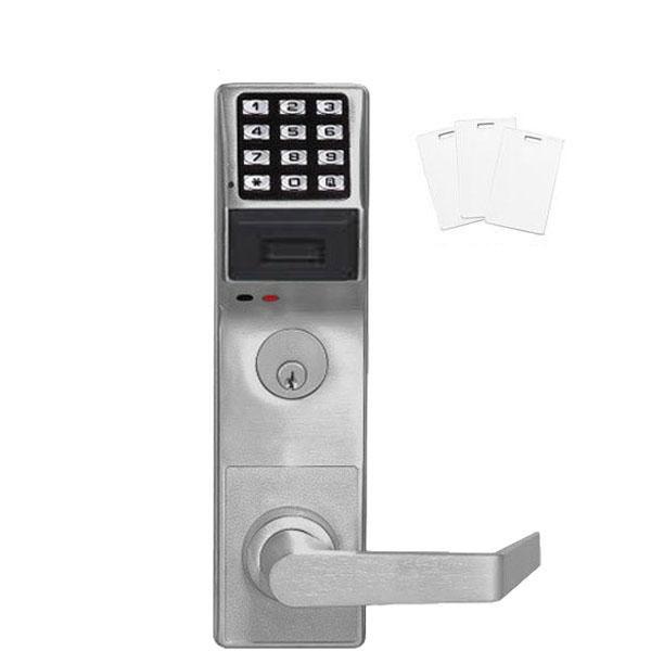 Alarm Lock Trilogy - Classroom Digital PROX Mortise Lever Set w/ Audit Trail - Left Handed - 26D - Satin Chrome - ALL-PDL3500CRL-26D