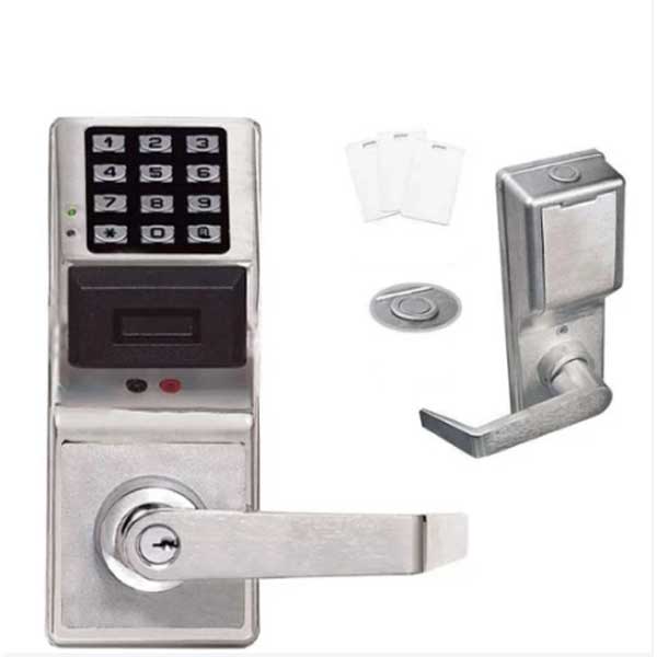 Alarm Lock Trilogy - Digital PROX Keypad Lever Set w/ Audit Trail & Privacy Feature - 26D - Satin Chrome - ALL-PDL4100-26D