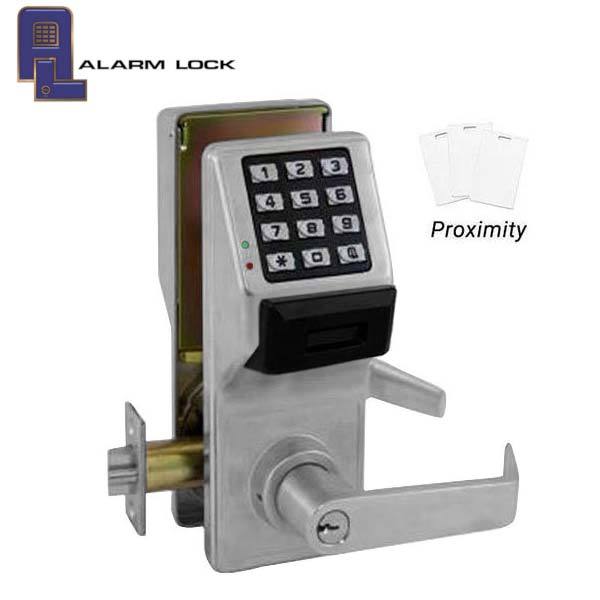 Alarm Lock Trilogy - Digital PROX Double Sided Keypad Lever Set w/ Audit Trail - 26D - Satin Chrome - ALL-PDL5300-26D