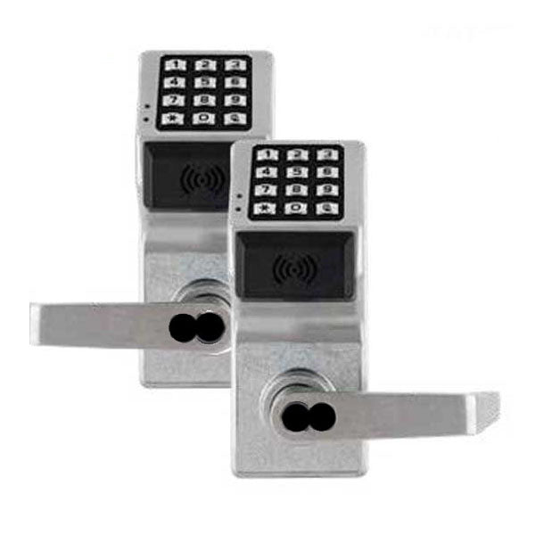 Alarm Lock Trilogy - Double Sided Digital PROX Lever Set - Networx - IC - Wireless & Ethernet Feature - 26D - Satin Chrome - ALL-PDL6300IC/26D