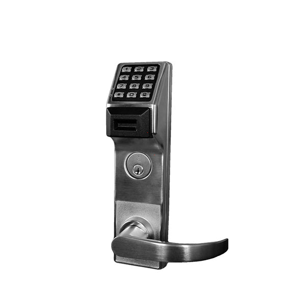 Alarm Lock Trilogy - Digital PROX Keypad Lever Set w/ Audit Trail - Networx 26D - Satin Chrome - ALL-PDLN4500DBL/26D