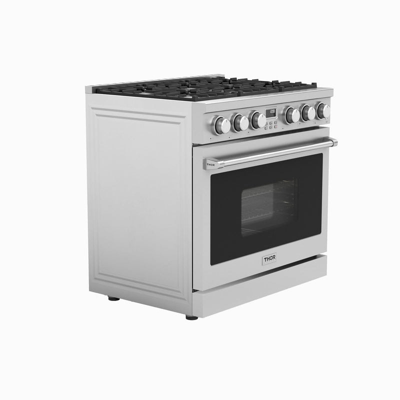 Thor Kitchen 36" Professional Propane Gas Range, ARG36LP