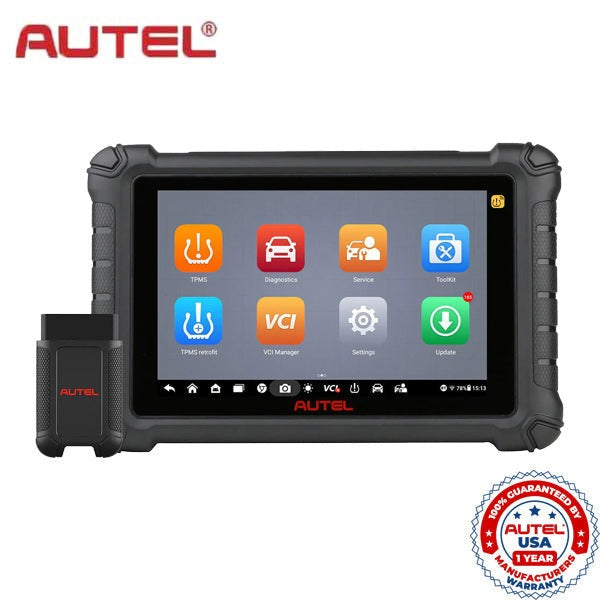 Autel - MaxiTPMS - TS900K-8 - 3-In-1 - TPMS Diagnostic & Service Tool Kit - TS900 Wireless Tablet with Eight 1-Sensors - AUTEL-700300