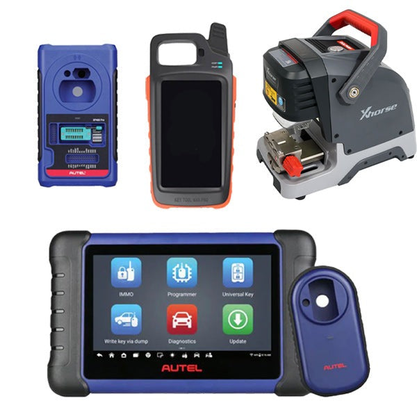 Autel - IM508S + Xhorse XP-005 Dolphin + Key Tool Max Pro + XP400 Pro - Automotive Programming - Bundle - AUTEL-IM508S-XP005-KTM PRO-XP400PRO