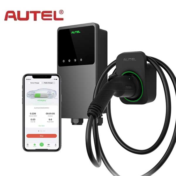 Autel - MaxiCharger AC Home 50A - EV Charger With Separate Holster - AUTEL-MC50AHS