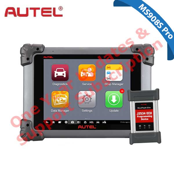 Autel - TCP - MaxiSYS MS908S Pro - Advanced Smart Diagnostic Tool - Updates & Support Sub - 1 YEAR - machine sold separately - AUTEL-MS908P1YRUPDATE