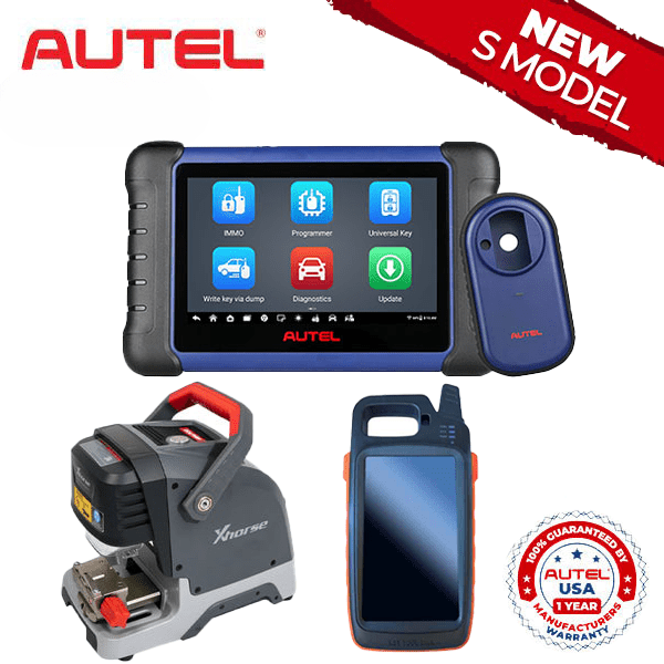 Autel IM508S + Xhorse Dolphin Portable Cutter + Key Tool MAX Autel USA - AUTEL-XHS508BUNDLE