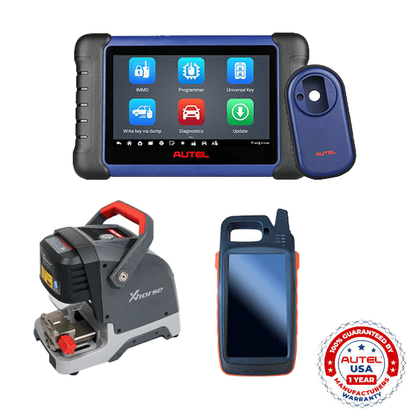 Autel IM508S + Xhorse Dolphin Portable Cutter + Key Tool MAX Autel USA - AUTEL-XHS508BUNDLE