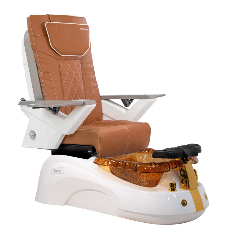 Mayakoba Lotus II Shiatsulogic FX Pedicure Chair - AYC-SPA-LOTUS-2-FX9653-839WHTBLK-53BLK