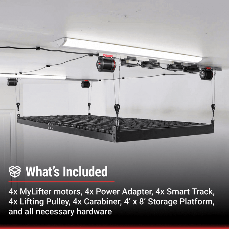 Garage Smart 4' x 8' Platform Storage Lifter - 400 lbs