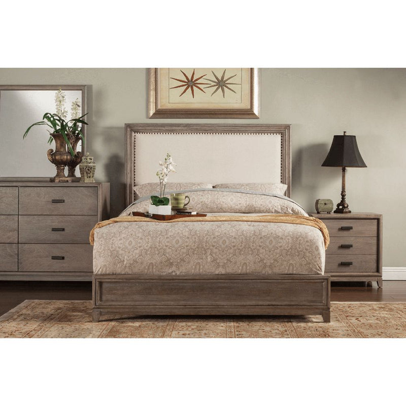 Alpine Camilla 5 Drawer Chest, Antique Grey - 1800-05