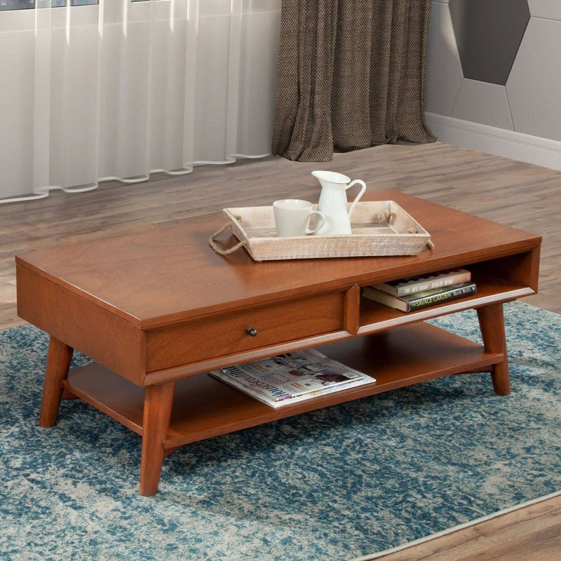 Alpine Flynn Coffee Table, Acorn - 966-61