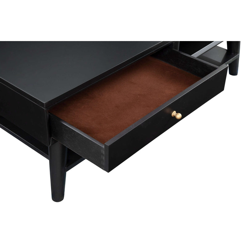 Alpine Flynn Coffee Table, Black - 966BLK-61