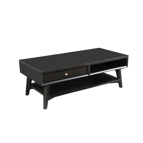 Alpine Flynn Coffee Table, Black - 966BLK-61