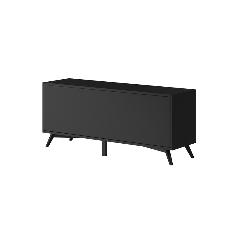 Alpine Flynn Large TV Console, Black - 966BLK-10