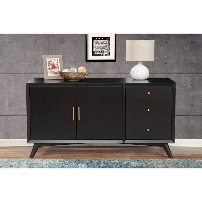 Alpine Flynn Sideboard, Black - 966BLK-64