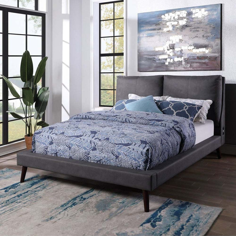 Alpine Gabriela California King Platform Bed - 9901CK