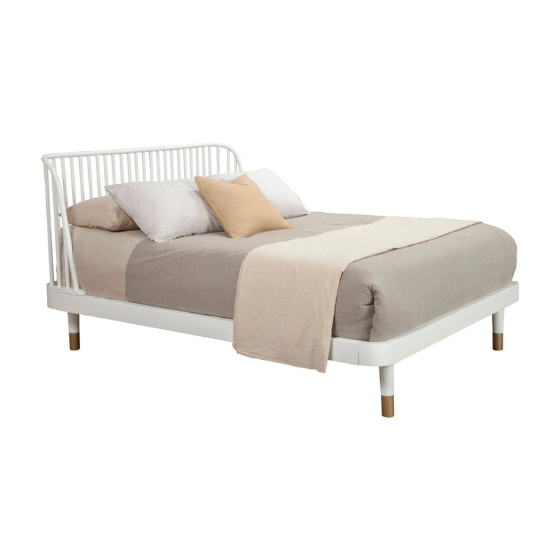 Alpine Madelyn Full Size Slat Back Platform Bed - 2010-68F