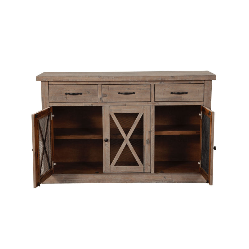 Alpine Newberry Sideboard, Weathered Natural - 2068-06