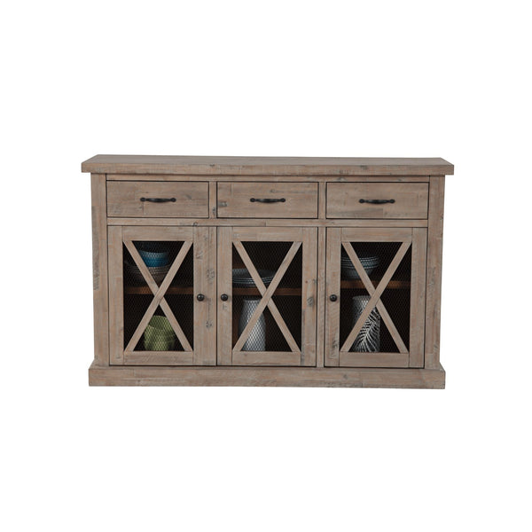 Alpine Newberry Sideboard, Weathered Natural - 2068-06