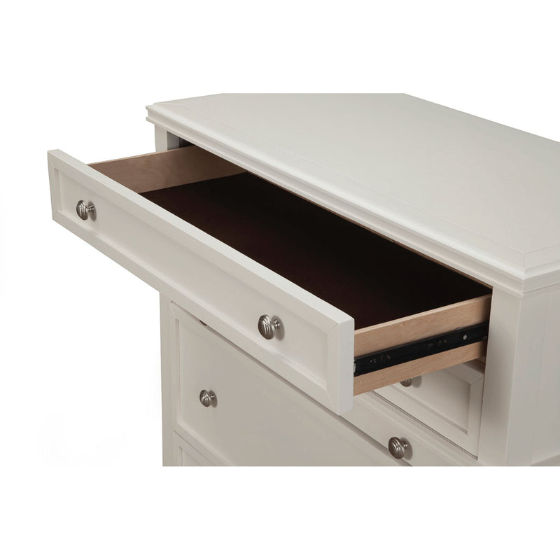 Alpine Potter 4 Drawer Multifunction Chest w/ Pull Out Tray, White - 955-05