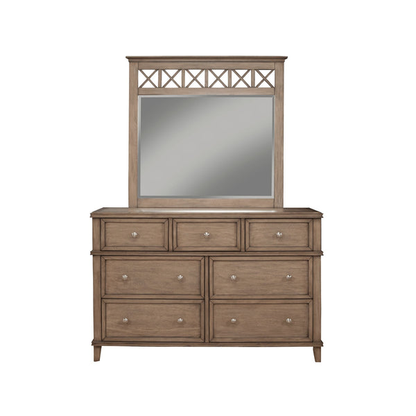 Alpine Potter 7 Drawer Dresser, French Truffle - 1055-03