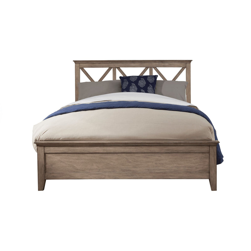 Alpine Potter California King Panel Bed, French Truffle - 1055-07CK