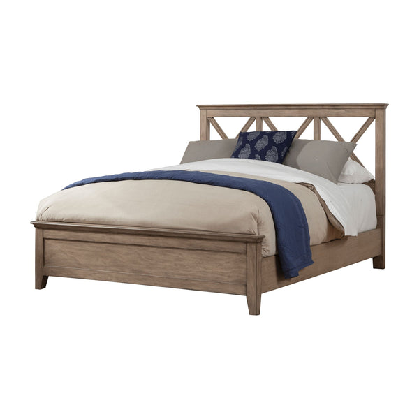 Alpine Potter California King Panel Bed, French Truffle - 1055-07CK