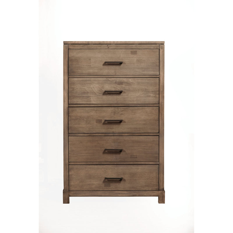 Alpine Sydney 5 Drawer Chest, Weathered Grey - 1700-05