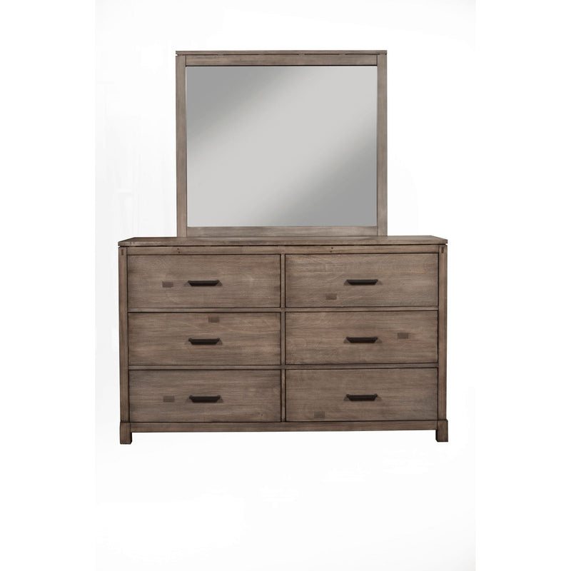 Alpine Sydney 6 Drawer Dresser, Weathered Grey - 1700-03