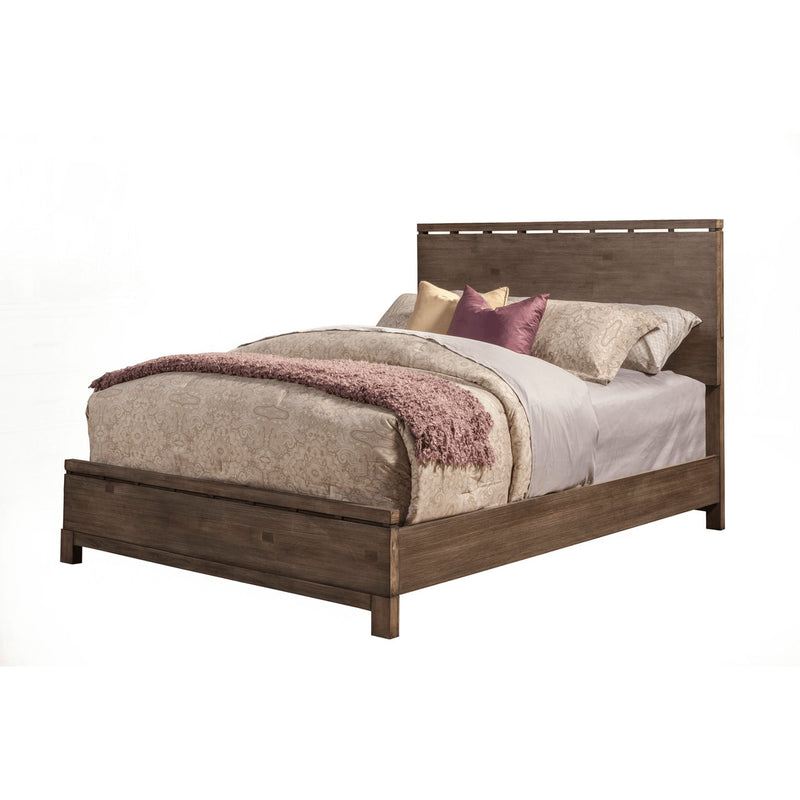 Alpine Sydney California King Panel Bed, Weathered Grey - 1700-07CK