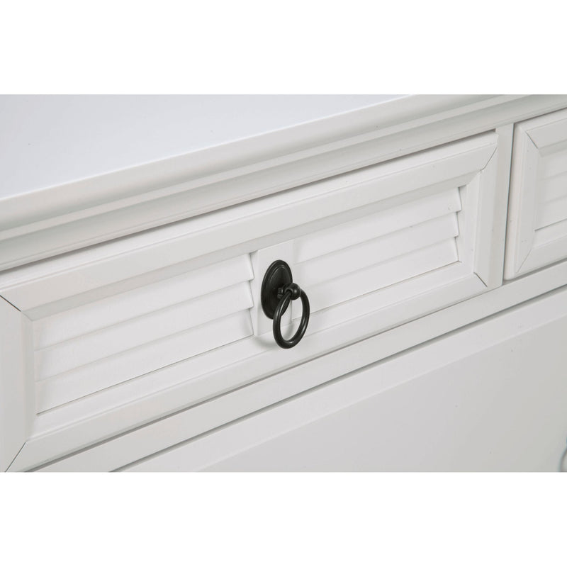 Alpine Winchester 7 Drawer Dresser, White - 1306-03