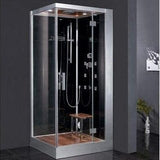 Platinum DZ960 Steam Shower - DZ960F8-BLACK-LEFT