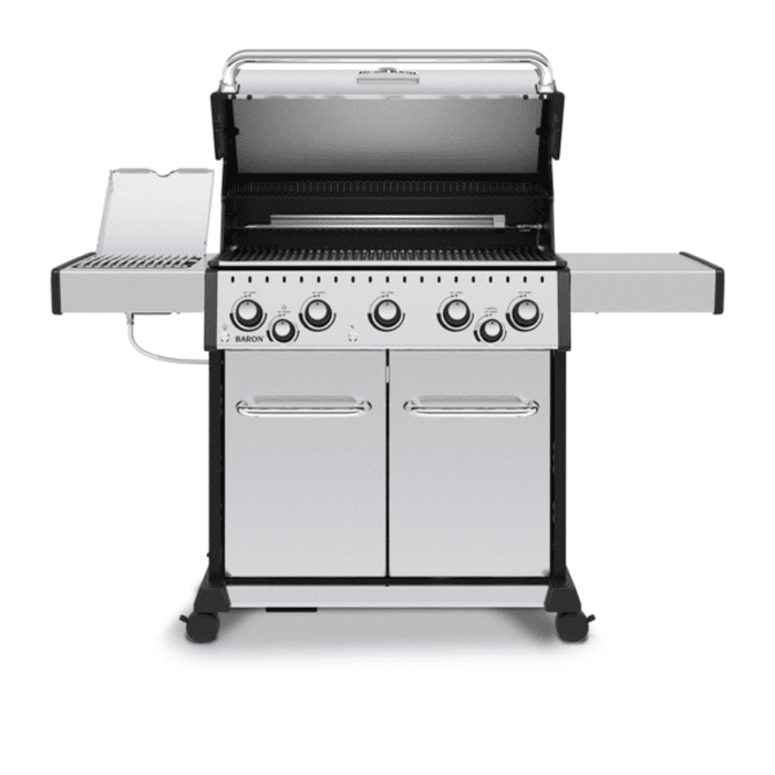 Broil King Baron S 590 Pro Infrared freestanding Gas Grill with Rotisserie & Sear Station - 876944