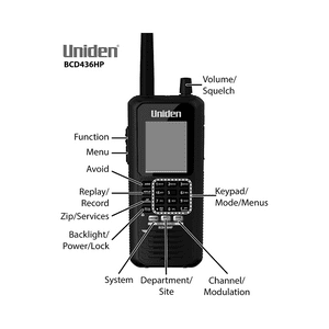 Uniden Handheld Digital Scanner - BCD436HP