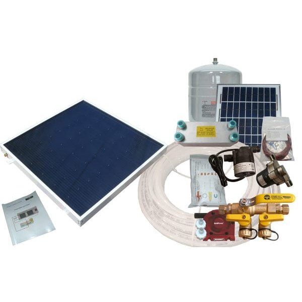 Heliatos Boat Freeze Protected Solar Water Heater Kit with External Heat Exchanger - Backyard Provider